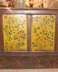 Yellow Floral Yongam Cabinet