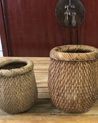 Handwoven Baskets- Mid Twentieth Century