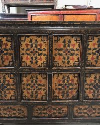 Mid Century Tibetan Cabinet