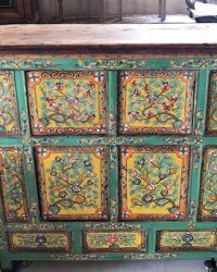 Mid Century Larger Tibetan Cabinet